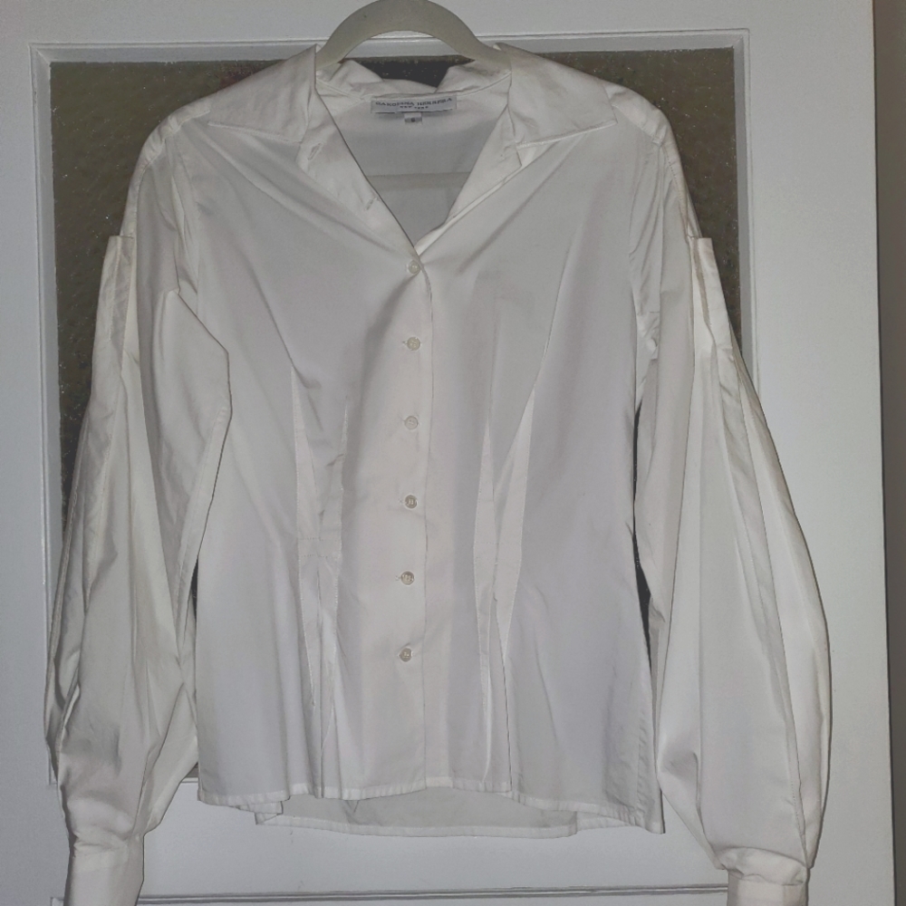 Carolina Herrera White Blouse Size 6